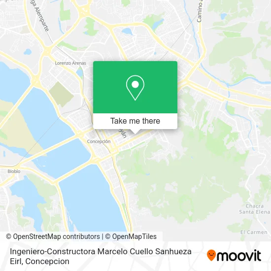 Mapa de Ingeniero-Constructora Marcelo Cuello Sanhueza Eirl