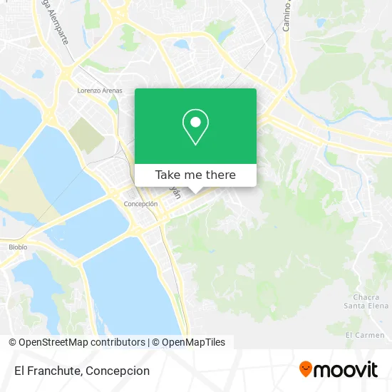 Mapa de El Franchute