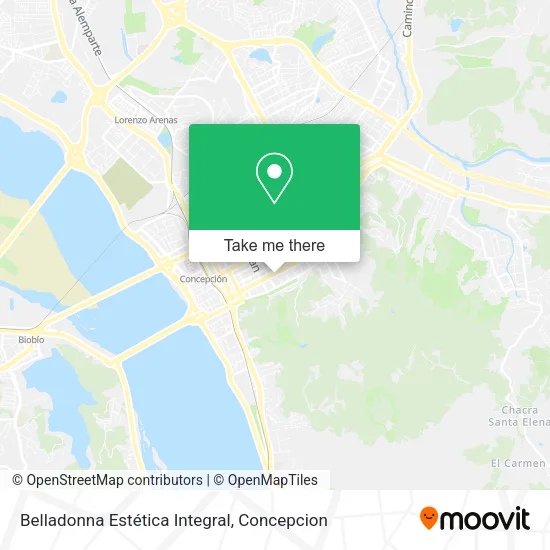Mapa de Belladonna Estética Integral