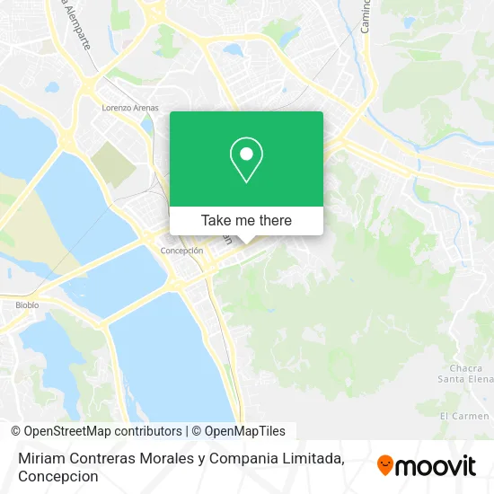 Mapa de Miriam Contreras Morales y Compania Limitada