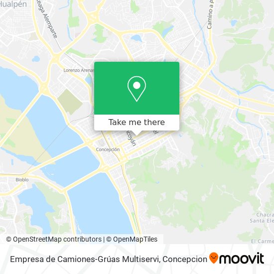 Empresa de Camiones-Grúas Multiservi map