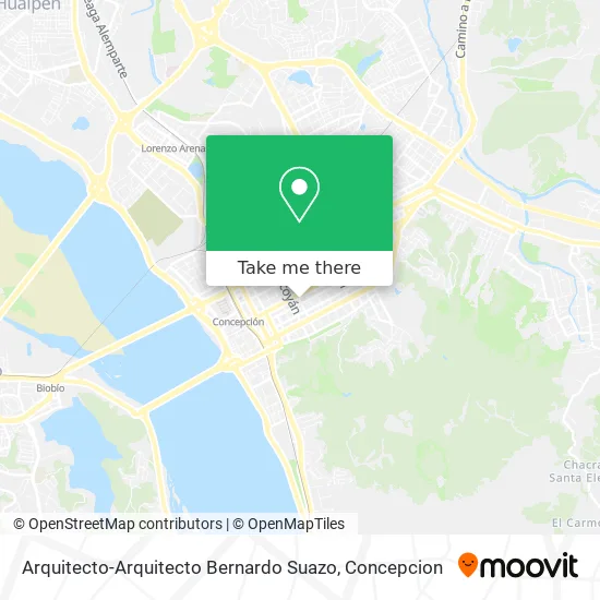 Arquitecto-Arquitecto Bernardo Suazo map