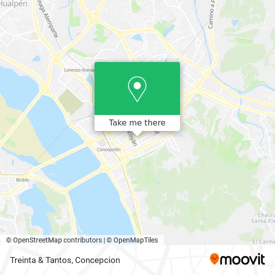 Treinta & Tantos map