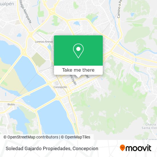 Soledad Gajardo Propiedades map