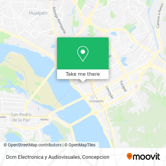 Mapa de Dcm Electronica y Audiovisuales