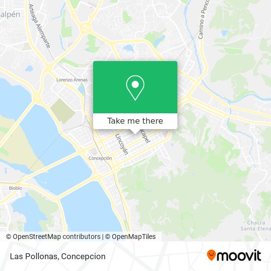 Mapa de Las Pollonas