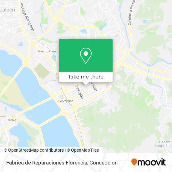 Mapa de Fabrica de Reparaciones Florencia