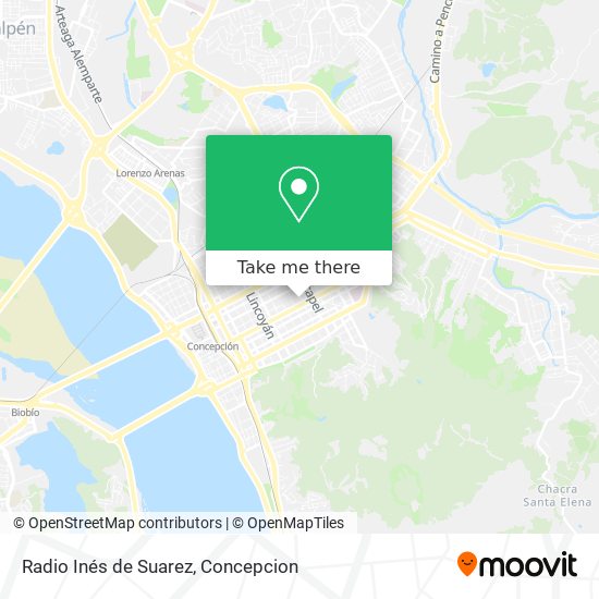 Radio Inés de Suarez map