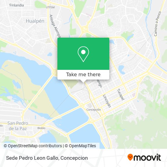 Sede Pedro Leon Gallo map