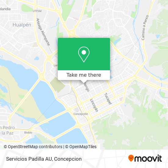 Servicios Padilla AU map