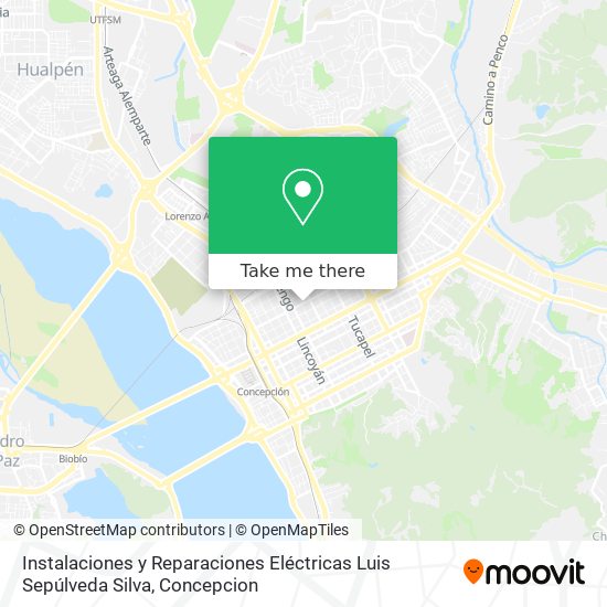 Instalaciones y Reparaciones Eléctricas Luis Sepúlveda Silva map