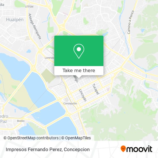 Impresos Fernando Perez map