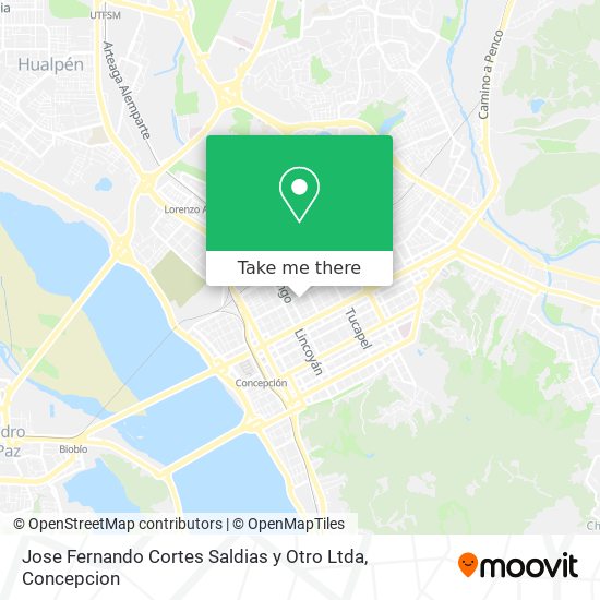 Jose Fernando Cortes Saldias y Otro Ltda map