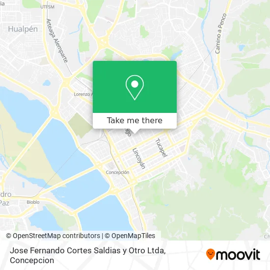 Jose Fernando Cortes Saldias y Otro Ltda map
