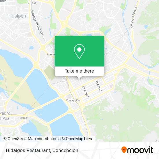 Mapa de Hidalgos Restaurant