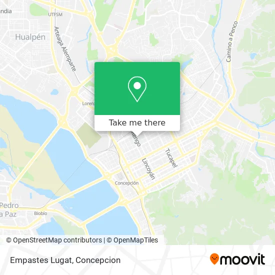 Empastes Lugat map