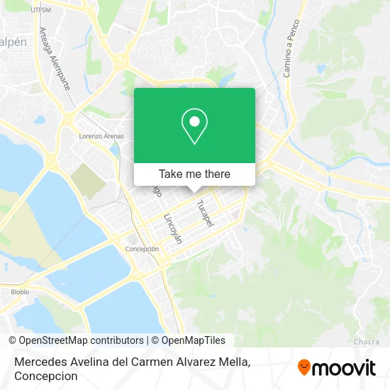 Mercedes Avelina del Carmen Alvarez Mella map