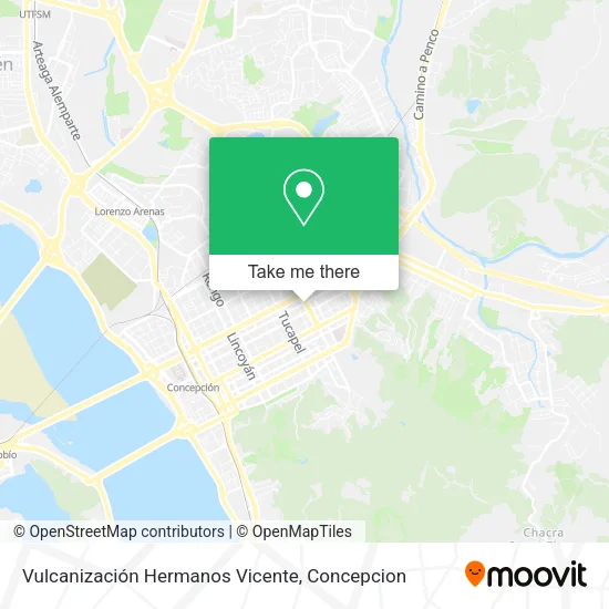 Mapa de Vulcanización Hermanos Vicente