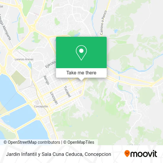Mapa de Jardin Infantil y Sala Cuna Ceduca