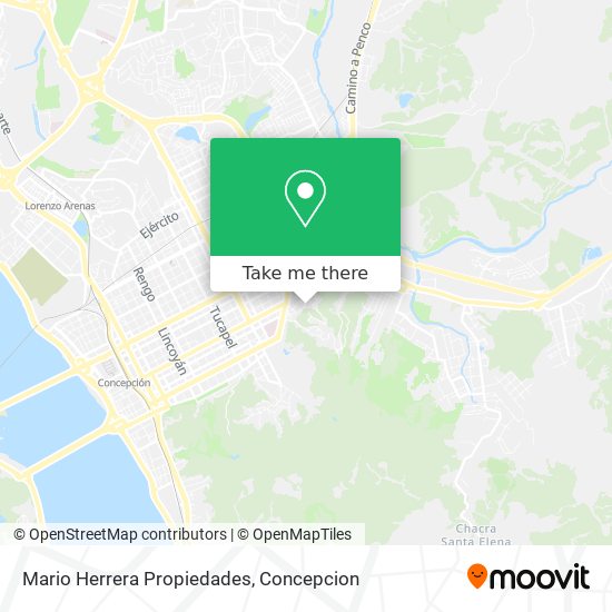 Mario Herrera Propiedades map