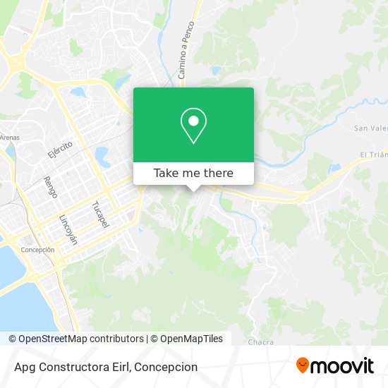 Mapa de Apg Constructora Eirl
