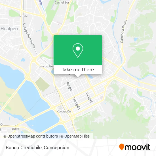 Banco Credichile map