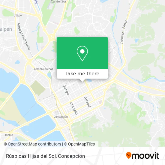 Rúspicas Hijas del Sol map