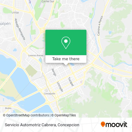 Servicio Automotriz Cabrera map