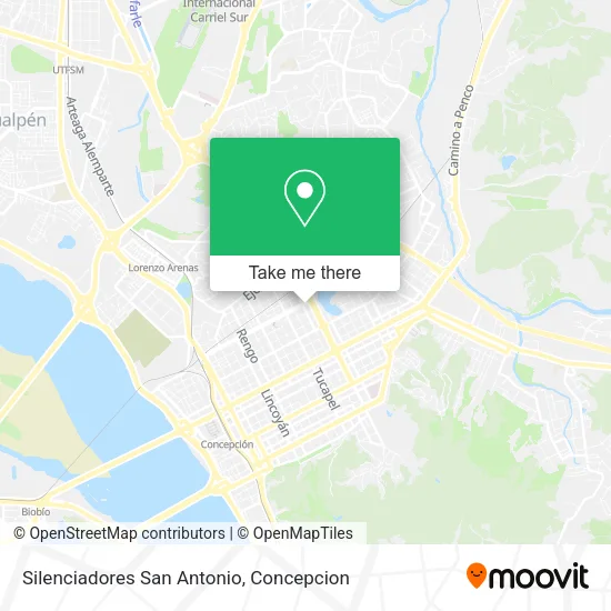 Mapa de Silenciadores San Antonio
