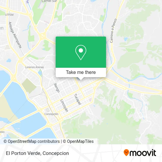 Mapa de El Porton Verde