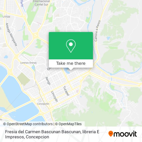 Fresia del Carmen Bascunan Bascunan, libreria E Impresos map
