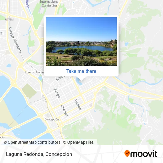 Mapa de Laguna Redonda