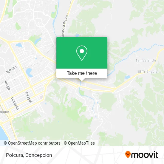 Mapa de Polcura