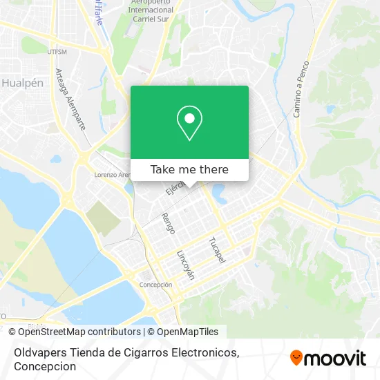 Oldvapers Tienda de Cigarros Electronicos map