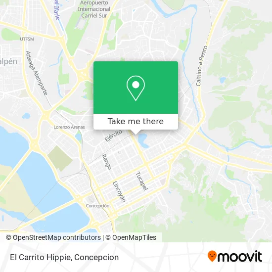 El Carrito Hippie map