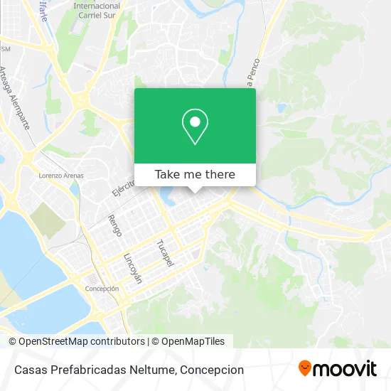 Casas Prefabricadas Neltume map