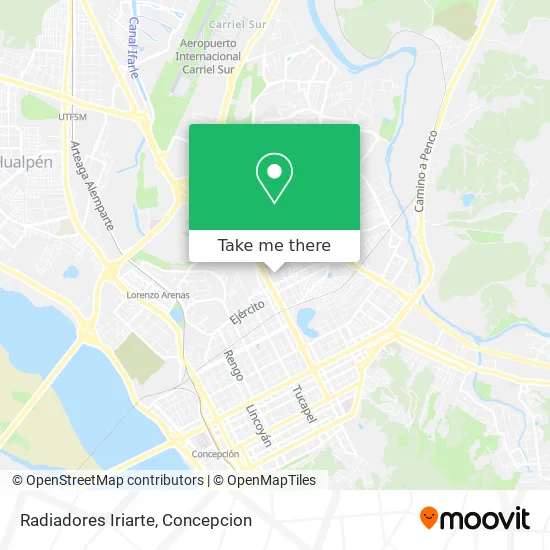 Radiadores Iriarte map