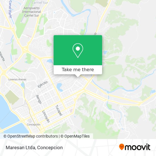Mapa de Maresan Ltda