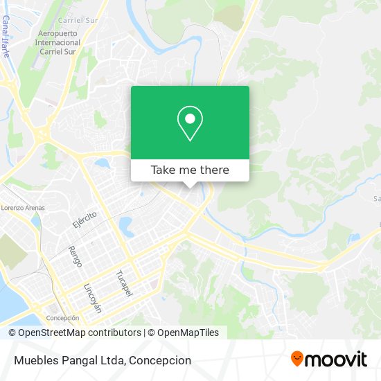 Mapa de Muebles Pangal Ltda