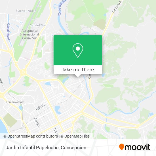 Jardin Infantil Papelucho map