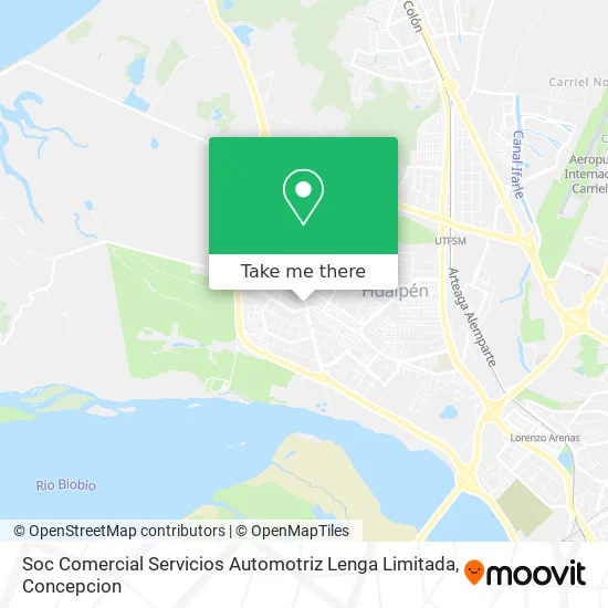Soc Comercial Servicios Automotriz Lenga Limitada map