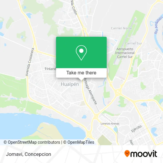 Mapa de Jomavi