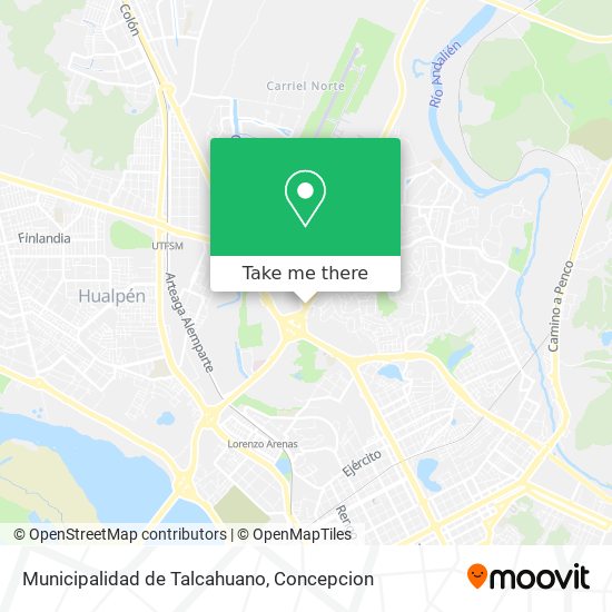 Municipalidad de Talcahuano map