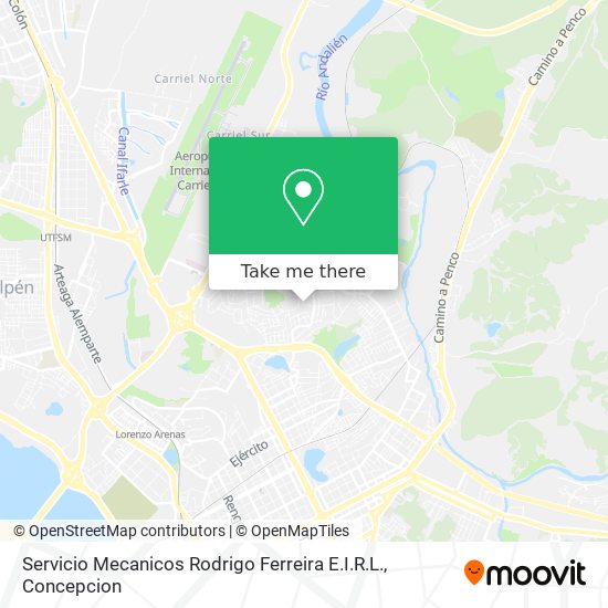 Servicio Mecanicos Rodrigo Ferreira E.I.R.L. map