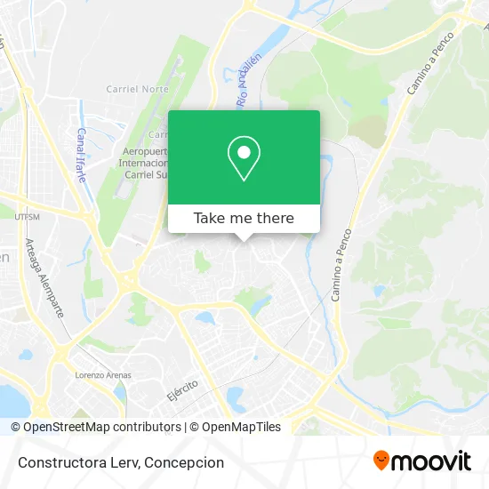 Constructora Lerv map