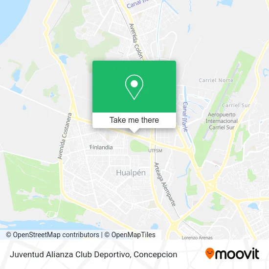 Juventud Alianza Club Deportivo map