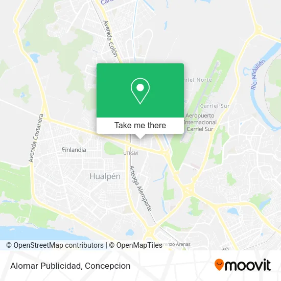 Mapa de Alomar Publicidad