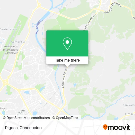 Mapa de Digosa