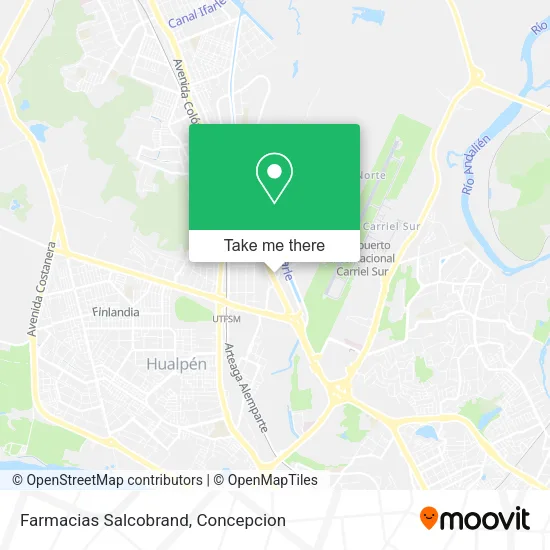 Mapa de Farmacias Salcobrand