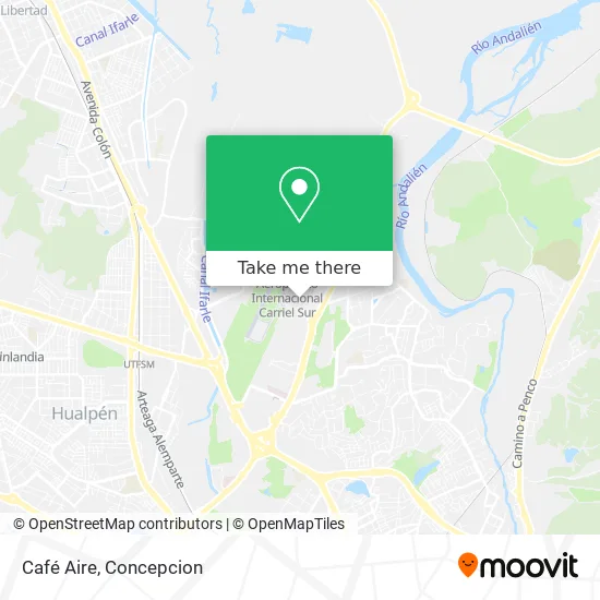 Café Aire map